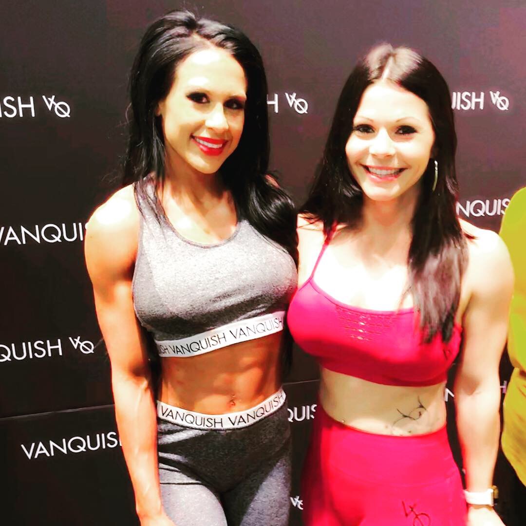 Coach Jana with Ashley Kaltwasser at a fitness expo